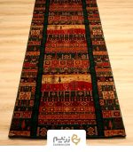 فرش کناره هیوا کلکسیون بوستان 700 شانه کد 520 رنگ‌ سبز