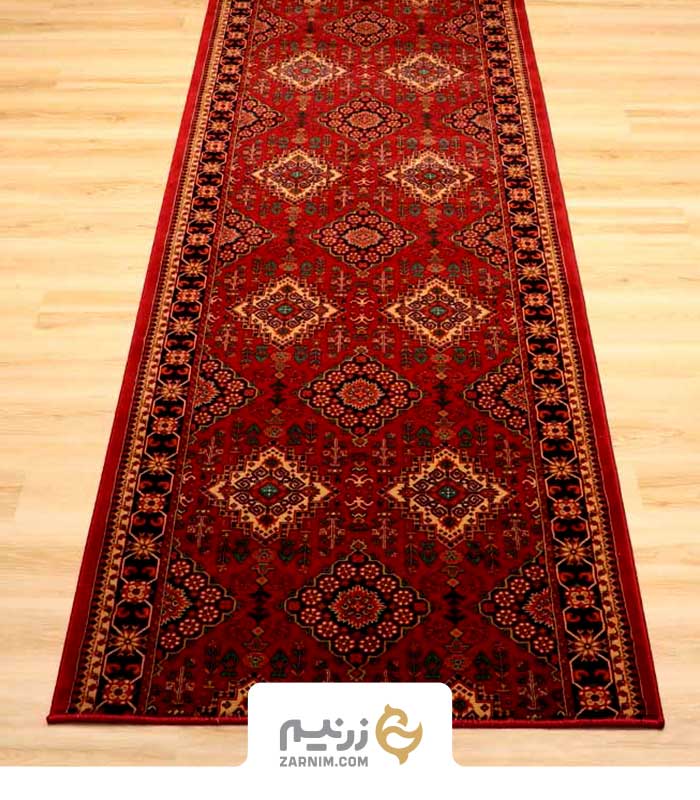 فرش کناره طرح اناری لاکی