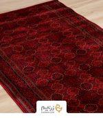 فرش کناره هیوا کلکسیون بوستان 700 شانه طرح بلوچ رنگ‌ لاکی - Image 5
