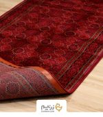فرش کناره هیوا کلکسیون بوستان 700 شانه طرح بلوچ رنگ‌ لاکی - Image 4