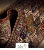فرش کناره هیوا طرح خشتی