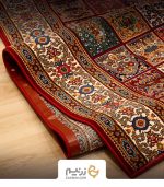 فرش کناره هیوا خشتی لاکی